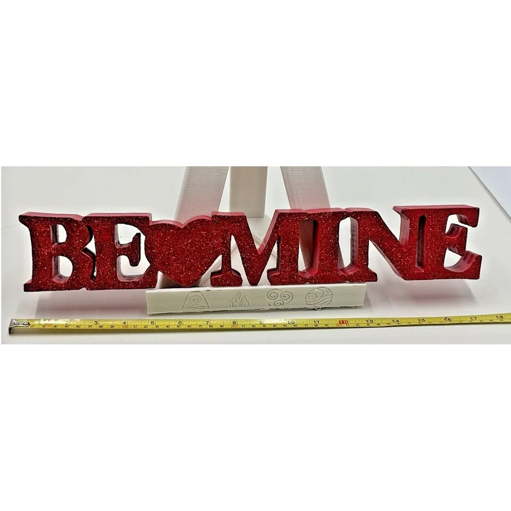 Valentine's Day Be Mine Glitter Desktop‎ Sign